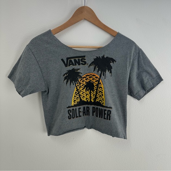 Vans Tops - Vans Cropped Off the Shoulder Tee
